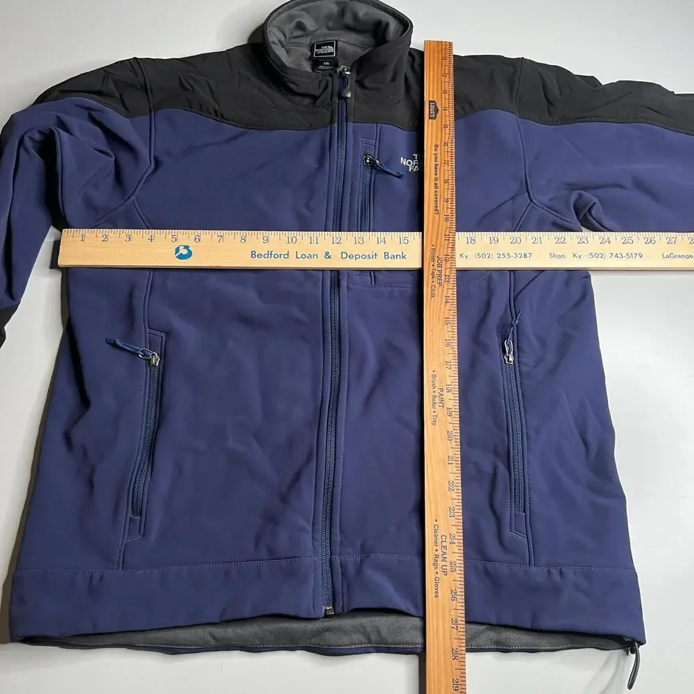 Vintage The North Face Apex Soft Shell‎ Jacket Blue Gray Men’s Size L